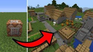 Minecraft PE - How To Spawn Villages With Commands
