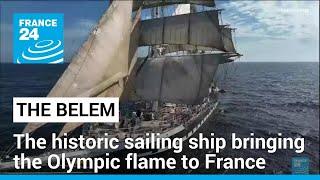 The adventures of the Belem the historic French sailing ship bringing the Olympic flame to France