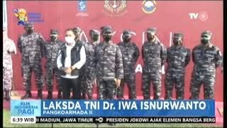 SEBUAN VAKSIN TNI AL DIMINATI WARGA