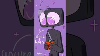 Youre hungry? Minecraft animation not ship #minecraft #enderman