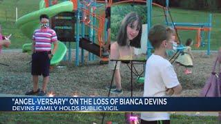 Bianca Devins angel-versary candlelight vigil