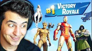 FORTNITE SEASON 4   مارول اونجرز و ویکتوری رویال