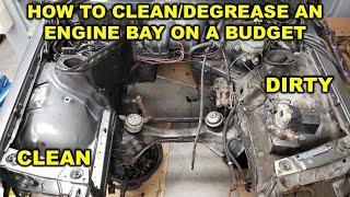 How to cleandegrease an engine bay on a budget