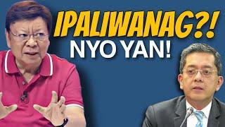 imbis na IPALlWANAG eh NAG-llYAK pa sa MEDlA tong COMELEC jusko  COMELEC NAKORNER ni CONG.DANTE