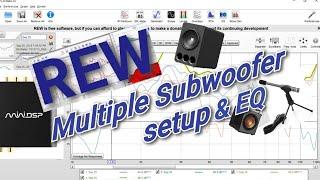 Ep. 7 - REW Tutorial Multiple Sub setup with Minidsp for Great BASS  Home Theater Gurus