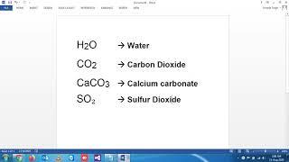 Google Form - Add Simple Chemical Formula Part -2