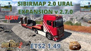 ETS2 1.49 SIBIR MAP v2.7.0 New               AsbestRU  to PyshmaRU