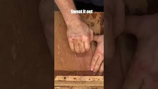 Hand Sanding in 100 degrees #diy #easy #woodworking