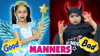 GOOD MANNERS  Angel vs Devil  Types of Kids  ToyStars