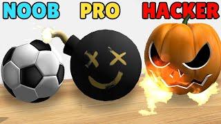 NOOB vs PRO vs HACKER in Going Balls