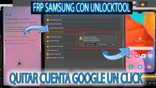 COMO HACER FRP SAMSUNG CON UNLOCKTOOL EN 2023 QUITAR CUENTA GOOGLE A10 A20 A30 A50 A70 S10S20 NOTE10