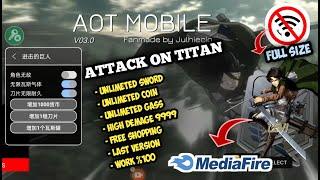  GAME UPDATE - Download Game Attack on Titan Tribute Android Offline  Bisa Multiplayer 2023