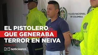 Así cayó Janer Caleth Torres el pistolero que causaba terror de Neiva