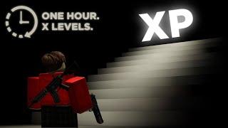 How much LEVELS can I get in 1 hour? CRIMINALITY ROBLOX