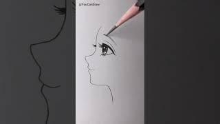 Easy Anime Drawing  #shorts #anime