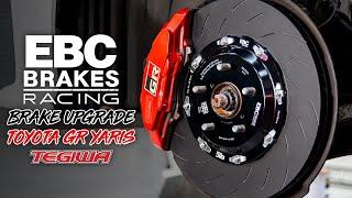 Toyota GR Yaris EBC Racing 2 Piece Floating Discs & RP-X Pads Installation Guide