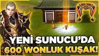 YENİ SUNUCUNUN EN ELİT KUŞAĞINI YAPTIM  600 WON   EFSANE ŞANS   Metin2 Anadolu#22