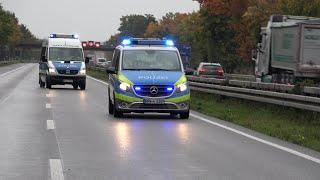 SiKW APW Sankt Augustin VI 3 + VUKW VU-Team VK 6 VI 2 Dir V Polizei Köln auf A61 in Meckenheim