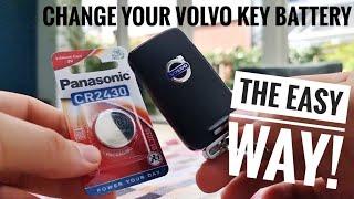 How to *REPLACE* Volvo Key Battery - S80  S60  V70  V60  XC70  XC60