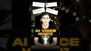 ai voice yotube channel monetization