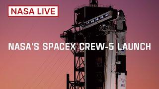 NASAs SpaceX Crew-5 Mission Launches to the Space Station Official NASA Broadcast