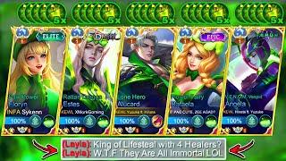 ALUCARD + 4 HEALERS WITH A TWIST?  ALL FLASK OF OASIS - 5 MAN ALL IMMORTAL WTF 