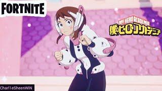 Fortnite - Ochaco UrarakaMy Hero Academia Skin Gameplay HD