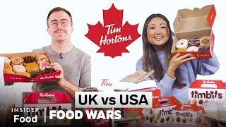 US vs UK Tim Hortons  Food Wars  Insider Food