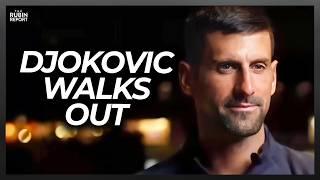 Host Goes Quiet as Novak Djokovic Walks Off Interview After Question Backfires