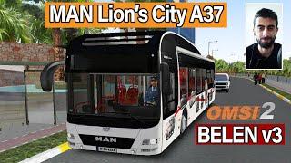 OMSI 2 - Belen Türk Haritası v3 ile MAN Lions City A37 Otobüsü #5