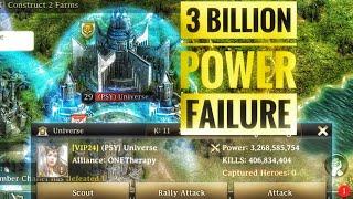 Iron Throne - 3B Power Vs 100% F2P