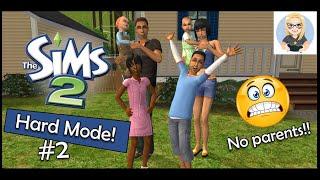 Lets Play The Sims 2 HARD MODE - Newsons Episode 1