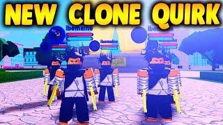 MULTI SHADOW CLONE JUTSU  NEW CLONE QUIRK IN BOKU NO ROBLOX REMASTERED  iBeMaine