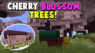 CHERRY BLOSSOM TREES ARE COMING TO MINECRAFT 1.20 New Wood-Set & Biome
