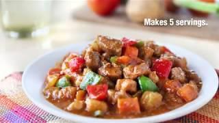 Pork Menudo using Mama Sitas MenudoAfritada Mix