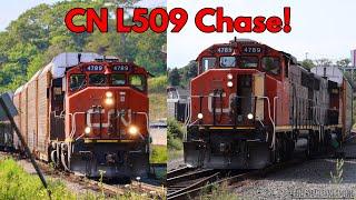 CN L509 Switching and Chase from Alderney to Shearwater NS.