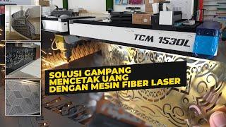 MESIN POTONG EMAS KUNINGAN STAINLESS BESI METAL FIBER CUTTING ATLAS TCM 1530L