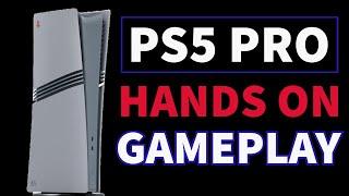 PlayStation 5 Pro Hands On  PS5 Pro vs PS5 Gameplay  PS5 Pro Real World Benchmarks