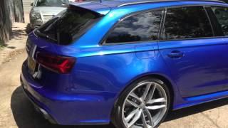 OFFSET DETAILING ESSEX BRAND NEW AUDI RS6 NEW CAR DETAIL & GTECHNIQ EXO COATING