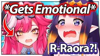 Raora Talks With Ina For The First Time and Gets Emotional 【Hololive EN】