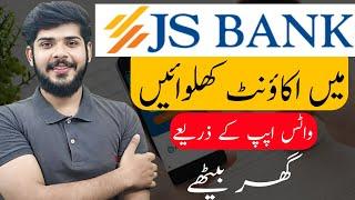 How to Online Open Bank Account Using WhatsApp Banking JS Bank Online Account Opening 2024