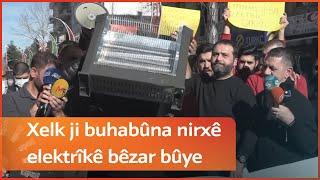 Xelk ji buhabûna nirxê elektrîkê bêzar bûye