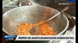 Pemprov DKI Jakarta Bagikan Daging Kurban Siap Saji