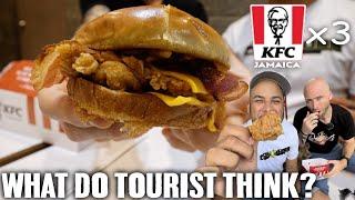 KFC x 3 THE BEST OF KFC JAMAICA MENU WHAT DO TOURIST THINK? with DAVIDSBEENHERE