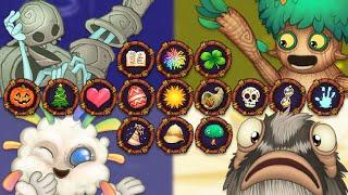 All Seasonal Monsters - All Monster Sounds & Animations My Singing Monsters