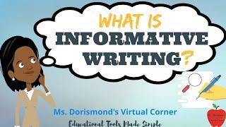 ️ What is Informative Writing?  Informational Writing for Kids  Nonfiction Writing