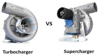 Supercharger vs Turbocharger  Differences between Supercharged and Turbocharged Engine  IC Engine
