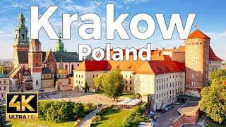 Krakow Poland Walking Tour 4k Ultra HD 60 fps - With Captions