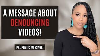 MUST WATCH A MESSAGE ABOUT DENOUNCING VIDS  DENOUNCING GREEK ORGANIZATIONS  DELTA SIGMA THETA