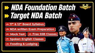 NDA Foundation Course After 10th  Target NDA after 12th  NDA 2024 Tejash Defence Academy